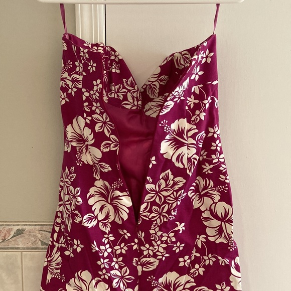 Womens Michael Kors strapless luau print dress - Picture 4 of 6